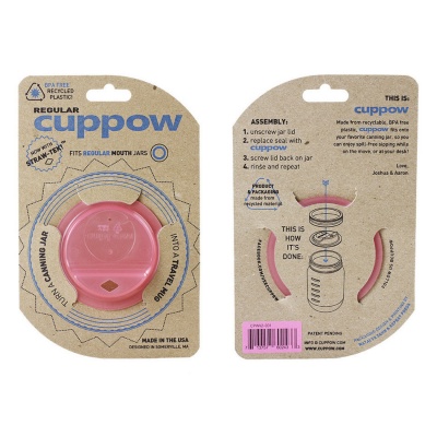 Cuppow Lid - Regular Pink